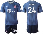 Wholesale Cheap Bayern Munchen #24 Tolisso Third Soccer Club Jersey