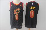 Wholesale Cheap Men's Cleveland Cavaliers #0 Kevin Love Black 2017-2018 Nike Swingman Goodyear Stitched NBA Jersey