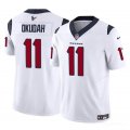 Cheap Youth Houston Texans #11 Jeff Okudah White 2024 F.U.S.E. Vapor Untouchable Limited Football Stitched Jersey