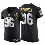 Wholesale Cheap Las Vegas Raiders #96 Clelin Ferrell Men's Nike Black Edition Vapor Untouchable Elite NFL Jersey