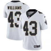Wholesale Cheap Nike Saints #43 Marcus Williams White Men's Stitched NFL Vapor Untouchable Limited Jersey