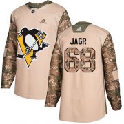 Wholesale Cheap Adidas Penguins #68 Jaromir Jagr Camo Authentic 2017 Veterans Day Stitched NHL Jersey