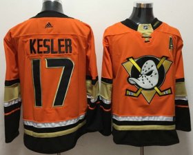 Wholesale Cheap Adidas Ducks #17 Ryan Kesler Orange Authentic Stitched NHL Jersey