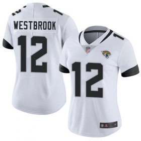Wholesale Cheap Nike Jaguars #12 Dede Westbrook White Women\'s Stitched NFL Vapor Untouchable Limited Jersey