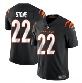 Cheap Men\'s Cincinnati Bengals #22 Geno Stone BLack Vapor Untouchable Limited Football Stitched Jersey