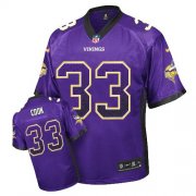 Wholesale Cheap Nike Vikings #33 Dalvin Cook Purple Team Color Men's Stitched NFL Elite Drift Fashion Jersey