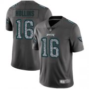 Wholesale Cheap Nike Eagles #16 Mack Hollins Gray Static Men's Stitched NFL Vapor Untouchable Limited Jersey