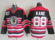 Wholesale Cheap Blackhawks #88 Patrick Kane Red/Black 75TH CCM Stitched NHL Jersey