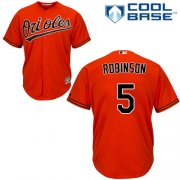 Wholesale Cheap Orioles #5 Brooks Robinson Orange Cool Base Stitched Youth MLB Jersey