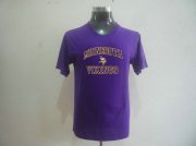 Wholesale Cheap Nike NFL Minnesota Vikings Heart & Soul NFL T-Shirt Purple