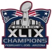 Wholesale Cheap Stitched 2015 NFL Super Bowl XLIX 49 Champions New England Patriots Jersey Patch In Arizona