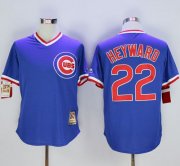 Wholesale Cheap Cubs #22 Jason Heyward Blue Cooperstown Stitched MLB Jersey