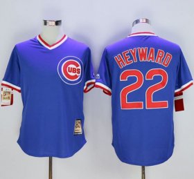 Wholesale Cheap Cubs #22 Jason Heyward Blue Cooperstown Stitched MLB Jersey