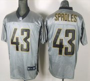 Wholesale Cheap Saints #43 Darren Sproles Grey Shadow Stitched NFL Jersey