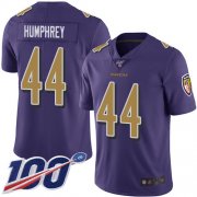 Wholesale Cheap Nike Ravens #44 Marlon Humphrey Purple Men's Stitched NFL Limited Rush 100th Season Jersey