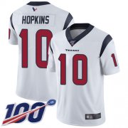 Wholesale Cheap Nike Texans #10 DeAndre Hopkins White Men's Stitched NFL 100th Season Vapor Limited Jersey