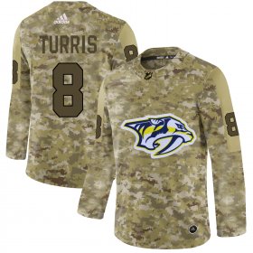 Wholesale Cheap Adidas Predators #8 Kyle Turris Camo Authentic Stitched NHL Jersey