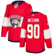 Wholesale Cheap Adidas Panthers #90 Jared McCann Red Home Authentic Stitched NHL Jersey