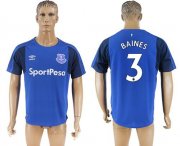 Wholesale Cheap Everton #3 Baines Home Soccer Club Jersey