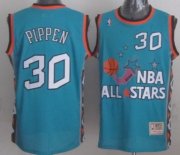 Wholesale Cheap NBA 1996 All-Star #30 Scottie Pippen Green Swingman Throwback Jersey