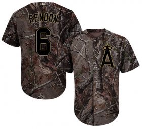 Wholesale Cheap Angels of Anaheim #6 Anthony Rendon Camo Realtree Collection Cool Base Stitched MLB Jersey