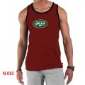 Wholesale Cheap Men's Nike NFL New York Jets Sideline Legend Authentic Logo Tank Top Red