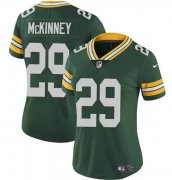 Cheap Women's Green Bay Packers #29 Xavier McKinney Green Vapor Limited Football Stitched Jersey(Run Small)