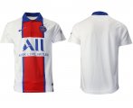 Wholesale Cheap Men 2020-2021 club Paris Saint-Germain away aaa version blank white Soccer Jerseys