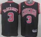 Wholesale Cheap Chicago Bulls #3 Doug McDermott Revolution 30 Swingman 2014 New Black Jersey