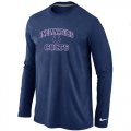 Wholesale Cheap Nike Indianapolis Colts Heart & Soul Long Sleeve T-Shirt Dark Blue