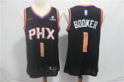 Wholesale Cheap Men's Phoenix Suns Devin 1 Booker Nike Black 2019 Swingman City Edition Jersey