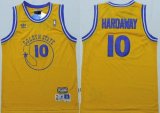 Wholesale Cheap Golden State Warriors #10 Tim Hardaway Yellow Swingman Throwback Jersey