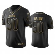 Wholesale Cheap Nike Bears #90 Jonathan Bullard Black Golden Limited Edition Stitched NFL Jersey