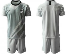 Wholesale Cheap France Gray Goalkeeper UEFA Euro 2020 Soccer Jersey