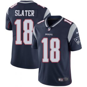 Wholesale Cheap Nike Patriots #18 Matt Slater Navy Blue Team Color Youth Stitched NFL Vapor Untouchable Limited Jersey