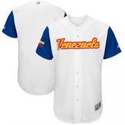 Wholesale Cheap Team Venezuela Blank White 2017 World MLB Classic Authentic Stitched MLB Jersey
