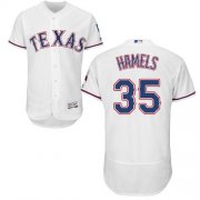 Wholesale Cheap Rangers #35 Cole Hamels White Flexbase Authentic Collection Stitched MLB Jersey