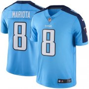 Wholesale Cheap Nike Titans #8 Marcus Mariota Light Blue Youth Stitched NFL Limited Rush Jersey