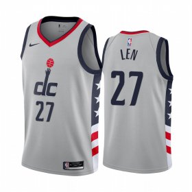 Wholesale Cheap Nike Wizards #27 Alex Len Gray NBA Swingman 2020-21 City Edition Jersey