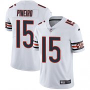 Wholesale Cheap Nike Bears #15 Eddy Pineiro White Men's Stitched NFL Vapor Untouchable Limited Jersey