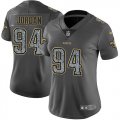 Wholesale Cheap Nike Saints #94 Cameron Jordan Gray Static Women's Stitched NFL Vapor Untouchable Limited Jersey