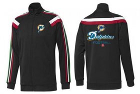 Wholesale Cheap NFL Miami Dolphins Victory Jacket Black