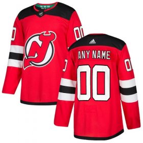 Wholesale Cheap Men\'s Adidas Devils Personalized Authentic Red Home NHL Jersey