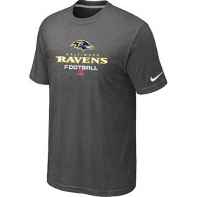 Wholesale Cheap Nike Baltimore Ravens Big & Tall Critical Victory NFL T-Shirt Dark Grey