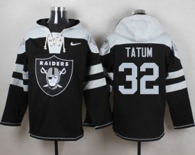 Wholesale Cheap Nike Raiders #32 Jack Tatum Black Player Pullover NFL Hoodie