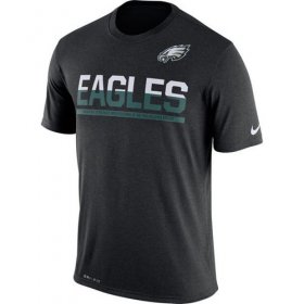 Wholesale Cheap Men\'s Philadelphia Eagles Nike Practice Legend Performance T-Shirt Black