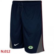 Wholesale Cheap Nike NFL Green Bay Packers Classic Shorts Dark Blue