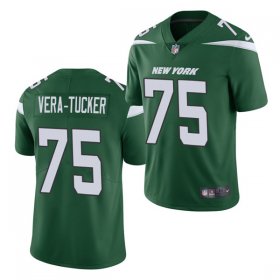 Cheap Men\'s New York Jets #75 Alijah Vera-Tucker Green Vapor Untouchable Limited Stitched Jersey