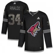Wholesale Cheap Adidas Coyotes #34 Zac Rinaldo Black Authentic Classic Stitched NHL Jersey
