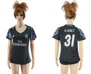 Wholesale Cheap Women's Real Madrid #31 R.Yanez Sec Away Soccer Club Jersey